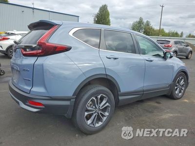 Trzecie zdjęcie samochodu z tyłu: 2022 HONDA CR-V EX VIN:5J6RT6H5XNL010701 - miniatura