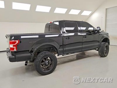 Trzecie zdjęcie samochodu z tyłu: 2018 FORD F150 SUPERCREW VIN:1FTEW1EG9JKD16552 - miniatura