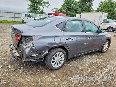 Trzecie zdjęcie samochodu z tyłu: 2019 NISSAN SENTRA SV VIN:3N1AB7AP3KL604962 - miniatura