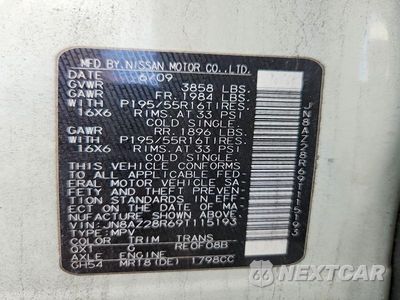 Zdjęcie 13 z 13 samochodu: 2009 NISSAN CUBE 1.8 VIN:JN8AZ28R69T115193 - miniatura