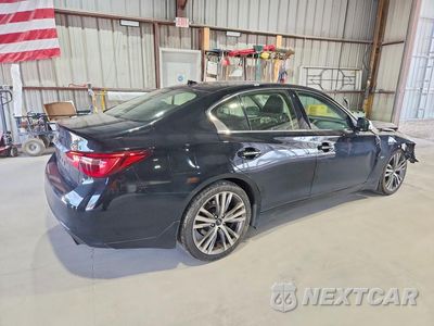 Trzecie zdjęcie samochodu z tyłu: 2018 INFINITI Q50 3.0T SPORT VIN:JN1EV7AR2JM434477 - miniatura