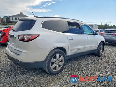 Trzecie zdjęcie samochodu z tyłu: 2016 CHEVROLET TRAVERSE LTZ VIN:1GNKVJKD6GJ232663 - miniatura