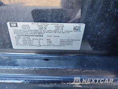 Zdjęcie 12 z 12 samochodu: 2017 CHEVROLET SILVERADO C1500 LT VIN:1GCPCREC6HF200368 - miniatura