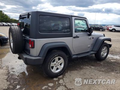 Trzecie zdjęcie samochodu z tyłu: 2017 JEEP WRANGLER SPORT VIN:1C4AJWAG5HL609062 - miniatura