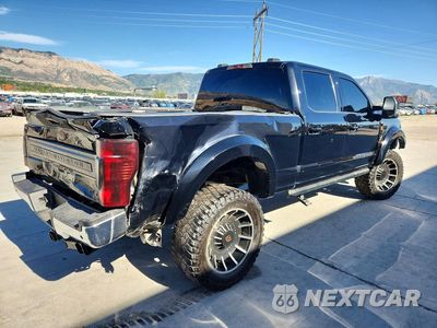 Trzecie zdjęcie samochodu z tyłu: 2021 FORD F250 HARLEY DAVIDSON VIN:1FT8W2BT4MED15543 - miniatura