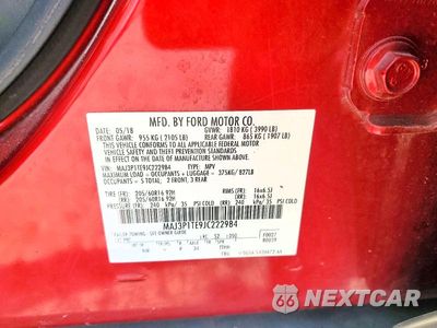 Zdjęcie 13 z 13 samochodu: 2018 FORD ECOSPORT SE VIN:MAJ3P1TE9JC222984 - miniatura