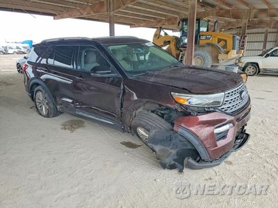 Czwarte zdjęcie samochodu z boku: 2020 FORD EXPLORER LIMITED VIN:1FMSK7FH2LGA61995 - miniatura