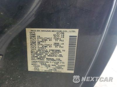 Zdjęcie 12 z 12 samochodu: 2006 NISSAN TITAN XE FFV VIN:1N6BA06B56N570826 - miniatura