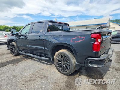 Drugie zdjęcie samochodu z przodu: 2020 CHEVROLET SILVERADO K1500 RST VIN:1GCUYEED4LZ220700 - miniatura