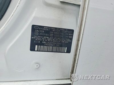 Zdjęcie 12 z 12 samochodu: 2024 HYUNDAI SONATA SEL VIN:KMHL14JA7RA418860 - miniatura