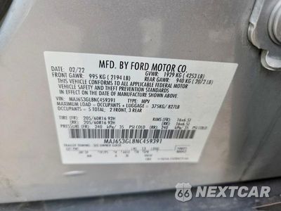 Zdjęcie 13 z 13 samochodu: 2022 FORD ECOSPORT SE VIN:MAJ6S3GL8NC459391 - miniatura