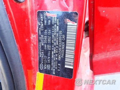 Zdjęcie 12 z 12 samochodu: 2013 HYUNDAI ACCENT SE VIN:KMHCU5AE4DU089199 - miniatura