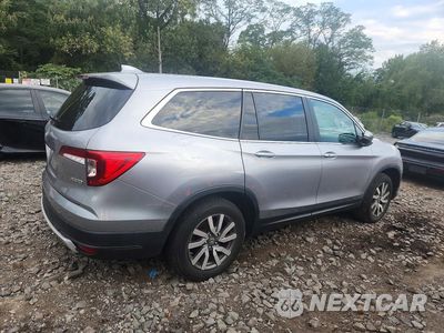Trzecie zdjęcie samochodu z tyłu: 2020 HONDA PILOT EXL VIN:5FNYF6H55LB069406 - miniatura