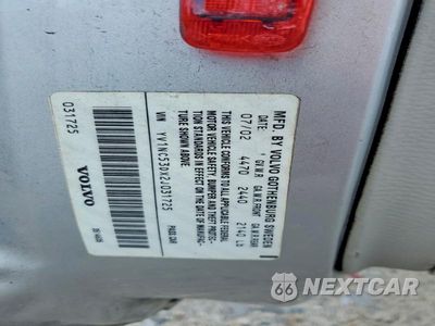 Zdjęcie 12 z 12 samochodu: 2002 VOLVO C70 VIN:YV1NC53DX2J031725 - miniatura