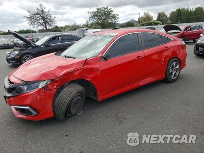 2019 HONDA CIVIC LX 2HGFC2F64KH530500 - główne zdjęcie licytacji z USA - miniatura
