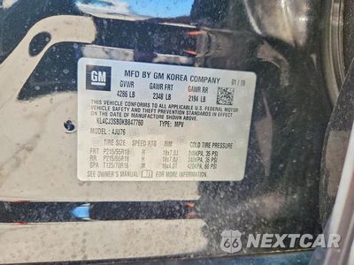 Zdjęcie 13 z 13 samochodu: 2019 BUICK ENCORE VIN:KL4CJ3SB0KB847760 - miniatura