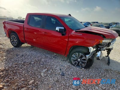 Czwarte zdjęcie samochodu z boku: 2022 CHEVROLET SILVERADO LTD C1500 LT VIN:3GCPWCED4NG219119 - miniatura