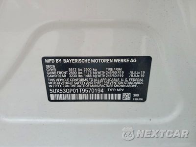Zdjęcie 13 z 13 samochodu: 2026 B M W X SERIES X3 4D SUV 30 XDRIVE MSPORT VIN:5UX53GP01T9570194 - miniatura