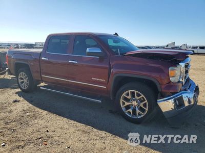 Czwarte zdjęcie samochodu z boku: 2015 GMC SIERRA C1500 SLT VIN:3GTP1VEC6FG458688 - miniatura