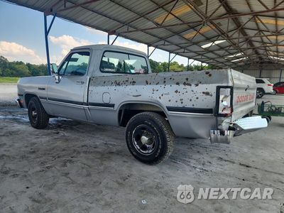 Drugie zdjęcie samochodu z przodu: 1993 DODGE D-SERIES D150 VIN:1B7GE16X3PS248798 - miniatura