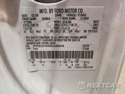 Zdjęcie 12 z 12 samochodu: 2009 FORD F250 SUPER DUTY VIN:1FTSX21R59EA59414 - miniatura