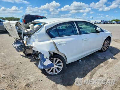 Trzecie zdjęcie samochodu z tyłu: 2012 HONDA CIVIC EX VIN:2HGFB2F82CH548726 - miniatura