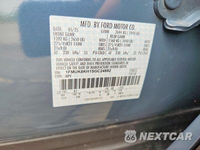 Zdjęcie 14 z 14 samochodu: 2025 FORD EXPLORER ST-LINE VIN:1FMUK8KH1SGC24882 - miniatura