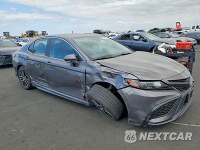 Czwarte zdjęcie samochodu z boku: 2021 TOYOTA CAMRY SE VIN:4T1S31AKXMU555487 - miniatura