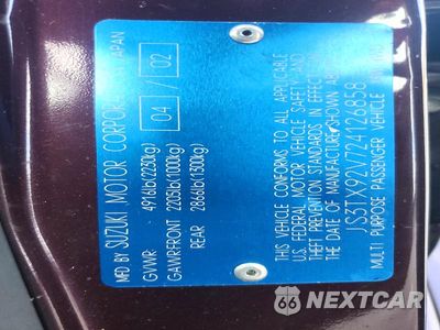 Zdjęcie 14 z 14 samochodu: 2002 SUZUKI XL7 PLUS VIN:JS3TX92V724126858 - miniatura