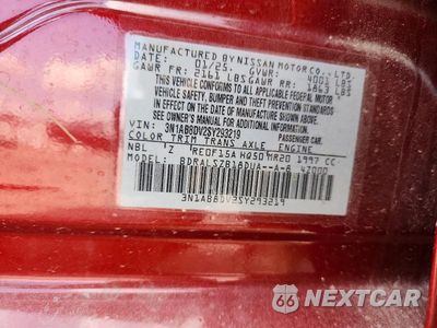 Zdjęcie 13 z 13 samochodu: 2025 NISSAN SENTRA SR VIN:3N1AB8DV2SY293219 - miniatura