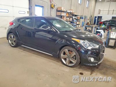 Czwarte zdjęcie samochodu z boku: 2013 HYUNDAI VELOSTER TURBO VIN:KMHTC6AE5DU095599 - miniatura