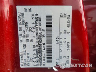 Zdjęcie 13 z 13 samochodu: 2015 FORD ESCAPE SE VIN:1FMCU9GX1FUA39105 - miniatura