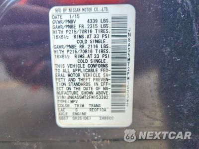 Zdjęcie 13 z 13 samochodu: 2015 NISSAN ROGUE SELECT S VIN:JN8AS5MT2FW153392 - miniatura