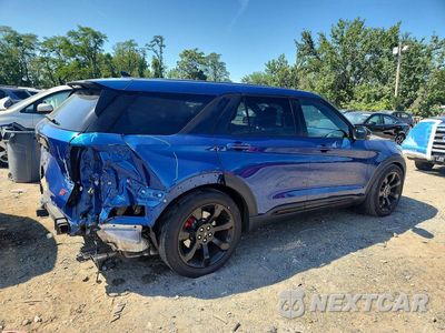 Trzecie zdjęcie samochodu z tyłu: 2022 FORD EXPLORER ST VIN:1FM5K8GC6NGC05170 - miniatura
