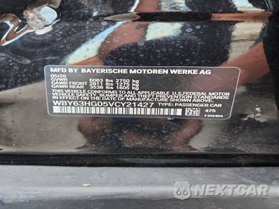 Zdjęcie 12 z 12 samochodu: 2027 BMW I5 EDRIVE 40 VIN:WBY63HG05VCY21427 - miniatura