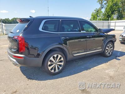Trzecie zdjęcie samochodu z tyłu: 2020 KIA TELLURIDE S VIN:5XYP64HC6LG035899 - miniatura