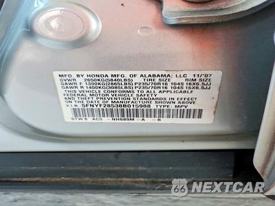 Zdjęcie 12 z 12 samochodu: 2008 HONDA PILOT EXL VIN:5FNYF28538B015988 - miniatura
