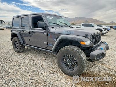 Czwarte zdjęcie samochodu z boku: 2024 JEEP WRANGLER 4XE VIN:1C4RJXN69RW228227 - miniatura