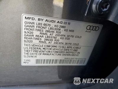 Zdjęcie 12 z 12 samochodu: 2017 AUDI Q7 PREMIUM PLUS VIN:WA1LAAF79HD012716 - miniatura