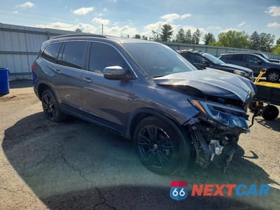 Czwarte zdjęcie samochodu z boku: 2022 HONDA PILOT SE VIN:5FNYF6H29NB055680 - miniatura