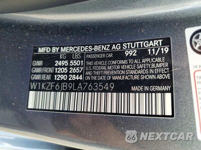 Zdjęcie 12 z 12 samochodu: 2020 MERCEDES-BENZ E 450 4MATIC VIN:W1KZF6JB9LA763549 - miniatura