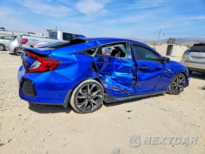 Trzecie zdjęcie samochodu z tyłu: 2018 HONDA CIVIC SI VIN:2HGFC1E56JH700941 - miniatura
