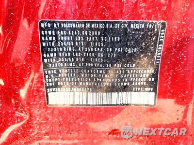 Zdjęcie 13 z 13 samochodu: 2018 VOLKSWAGEN TIGUAN SE VIN:3VV3B7AX9JM066378 - miniatura