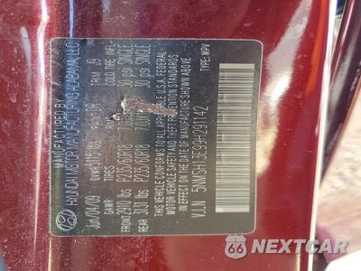 Zdjęcie 13 z 13 samochodu: 2009 HYUNDAI SANTA FE LIMITED VIN:5NMSH13E99H291142 - miniatura