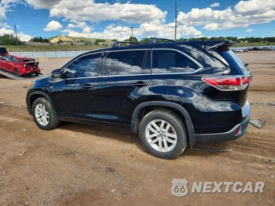 Drugie zdjęcie samochodu z przodu: 2016 TOYOTA HIGHLANDER LE VIN:5TDBKRFH1GS240220 - miniatura