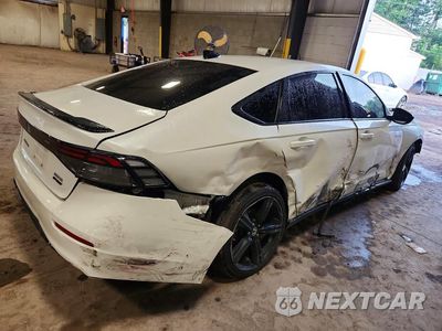 Trzecie zdjęcie samochodu z tyłu: 2025 HONDA ACCORD HYBRID SPORT-L VIN:1HGCY2F76SA080697 - miniatura
