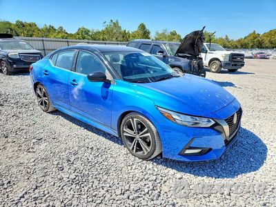 Czwarte zdjęcie samochodu z boku: 2021 NISSAN SENTRA SR VIN:3N1AB8DV6MY272439 - miniatura