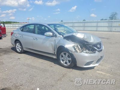 Czwarte zdjęcie samochodu z boku: 2017 NISSAN SENTRA S VIN:3N1AB7AP6HY407313 - miniatura