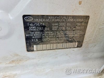 Zdjęcie 12 z 12 samochodu: 2014 HYUNDAI ELANTRA LIMITED VIN:5NPDH4AE0EH489862 - miniatura