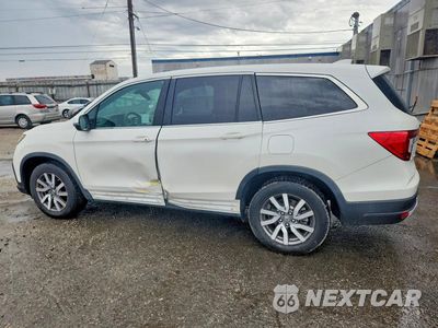 Drugie zdjęcie samochodu z przodu: 2019 HONDA PILOT EXL VIN:5FNYF6H57KB043680 - miniatura